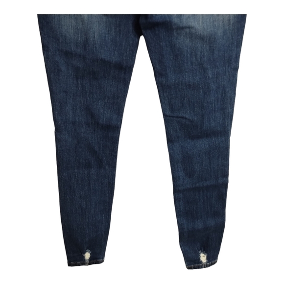 Kancan‎ Midrise Super Skinny Destructed Boho Festival Vacation Casual Jeans 5/26 - Picture 4 of 6